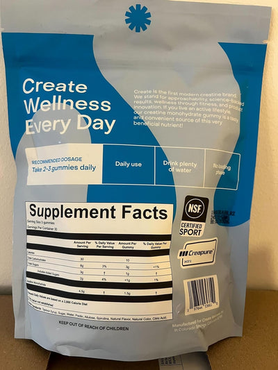 BlueRaspberry Creatine Gummies