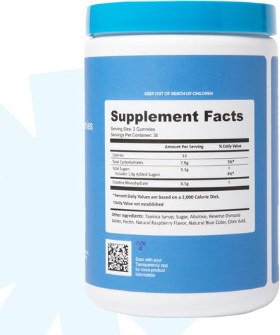 BlueRaspberry Creatine Gummies